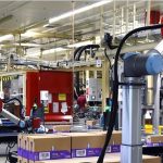 Moving robot joint space