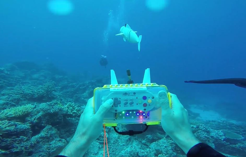 Fish-Like Robot Encapsulated by a Plastic Film