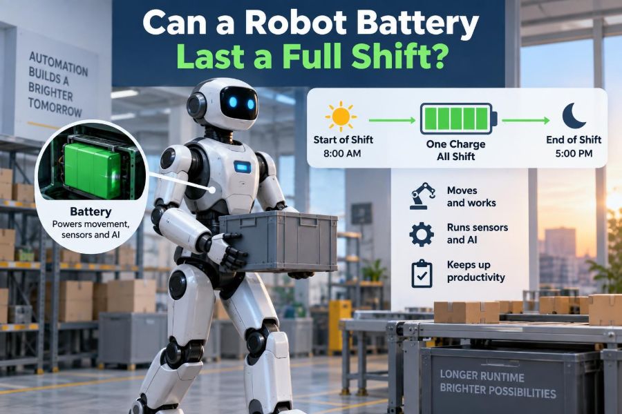🔋 Can a Robot Battery Last a Full Shift?