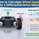 🦾 How to Calculate Wheel Speed for a Differential-Drive Robot