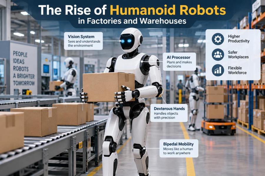 🦾 The Rise of Humanoid Robots in Factories and Warehouses