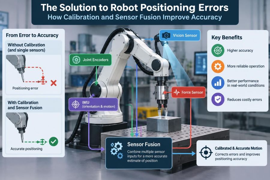 🦾 The Solution to Robot Positioning Errors: How Calibration and Sensor Fusion Improve Accuracy