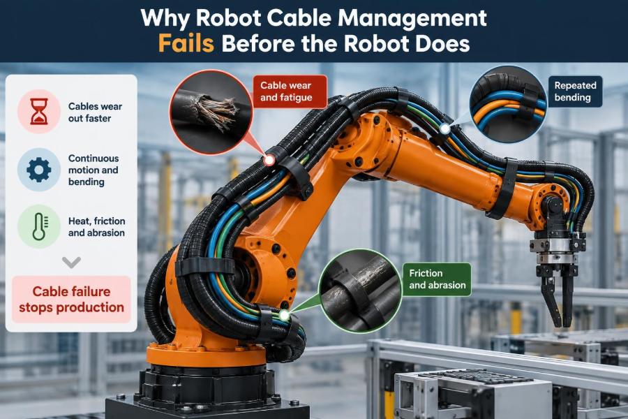 🔧 Why Robot Cable Management Fails Before the Robot Does