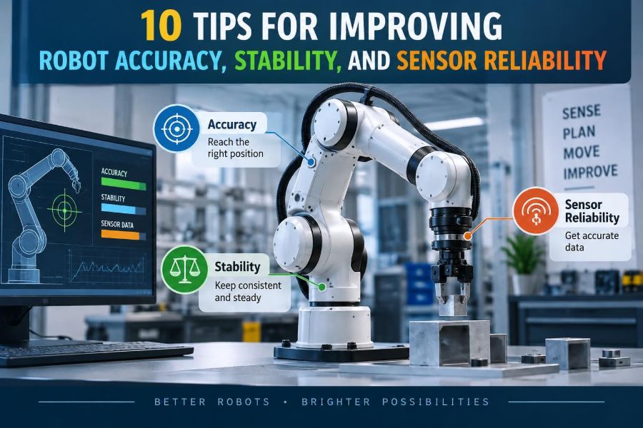 🦾 10 Tips for Improving Robot Accuracy, Stability, and Sensor Reliability