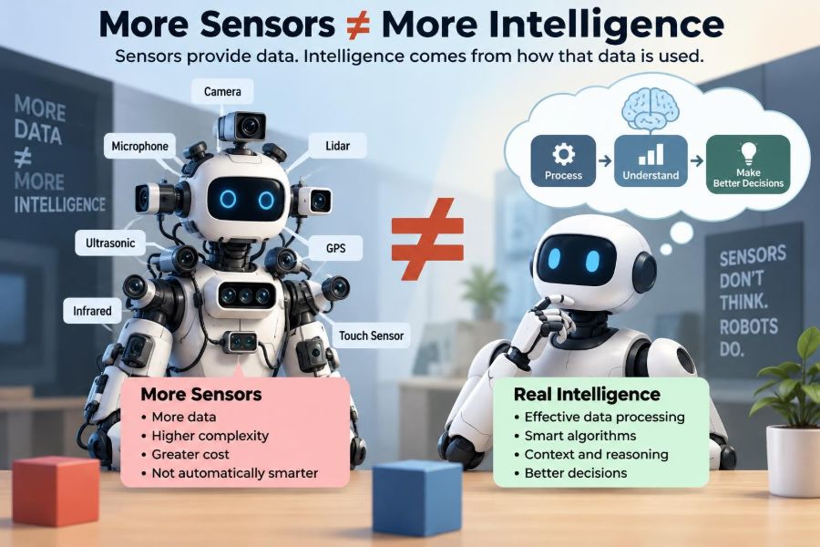 🦾 Debunking the Myth That More Sensors Always Make Robots More Intelligent