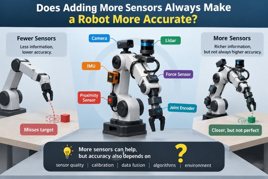 🦾 Does Adding More Sensors Always Make a Robot More Accurate?