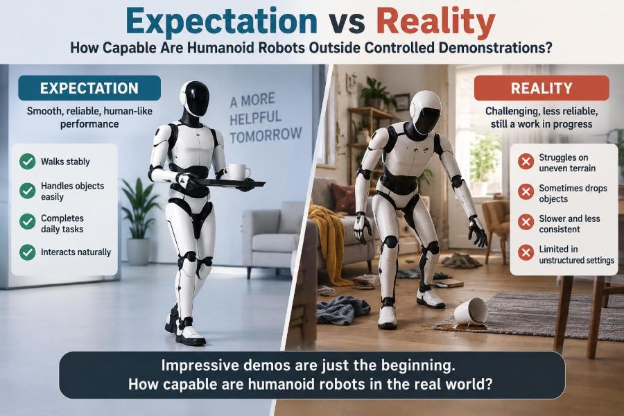 🦾 Expectation vs Reality: How Capable Are Humanoid Robots Outside Controlled Demonstrations?