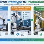 🦾 From Prototype to Production: How a Robot Moves from Lab Demo to Factory Deployment