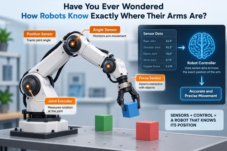 🦾 Have You Ever Wondered How Robots Know Exactly Where Their Arms Are?