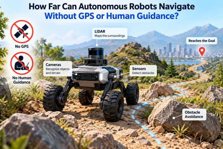 🦾 How Far Can Autonomous Robots Navigate Without GPS or Human Guidance?