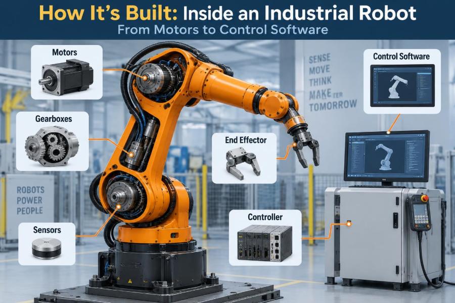 🦾 How It’s Built: Inside an Industrial Robot from Motors to Control Software