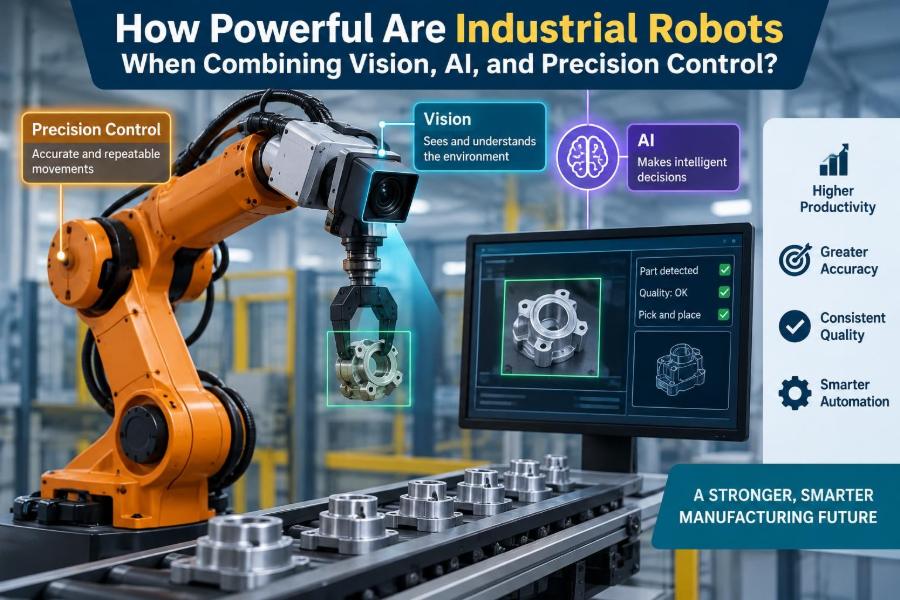 🦾 How Powerful Are Industrial Robots When Combining Vision, AI, and Precision Control?