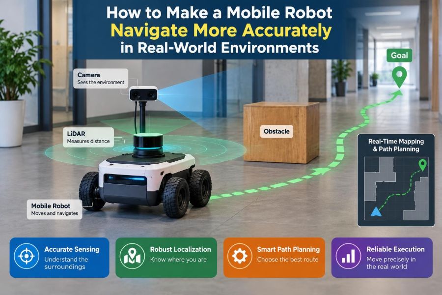 🦾 How to Make a Mobile Robot Navigate More Accurately in Real-World Environments