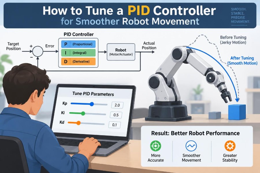 🦾 How to Tune a PID Controller for Smoother Robot Movement