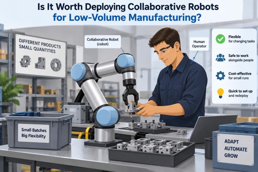 🦾 Is It Worth Deploying Collaborative Robots for Low-Volume Manufacturing?
