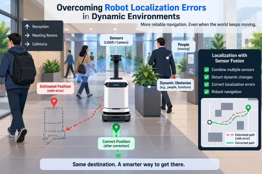 🦾 Overcoming Robot Localization Errors in Dynamic Environments