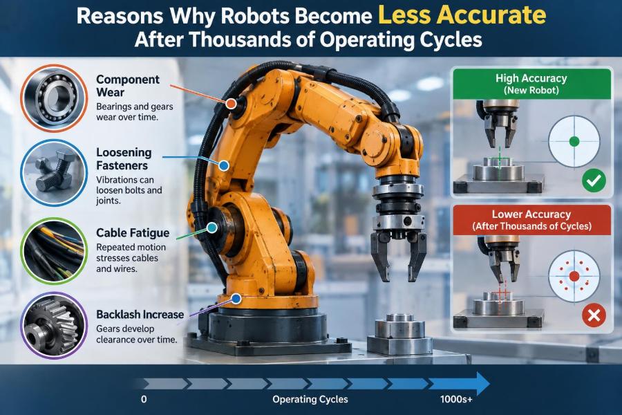 🦾 Reasons Why Robots Become Less Accurate After Thousands of Operating Cycles