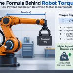 🦾 The Formula Behind Robot Torque: How Payload and Reach Determine Motor Requirements