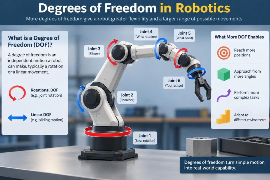 🦾 Understanding Degrees of Freedom and How They Determine What a Robot Can Do