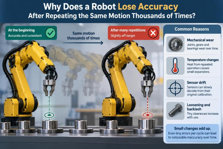 🦾 Why Does a Robot Lose Accuracy After Repeating the Same Motion Thousands of Times?