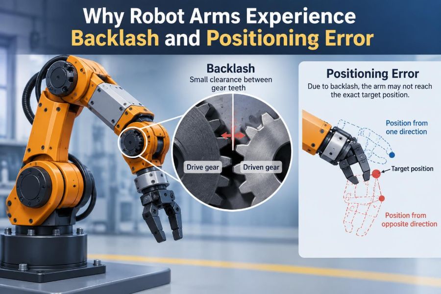 🦾 Why Robot Arms Experience Backlash and Positioning Error